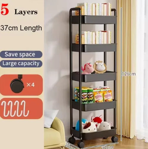 Multi-Layer Rolling Storage Cart