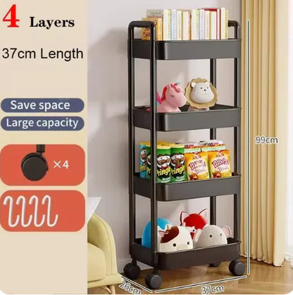 Multi-Layer Rolling Storage Cart