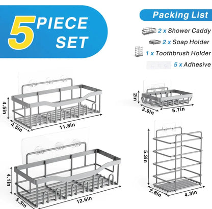 Bathroom Wall-mounted Storage Rack